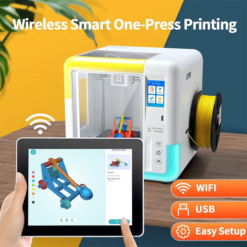AOSEED X-MAKER 3D Printer for Kids and Beginner