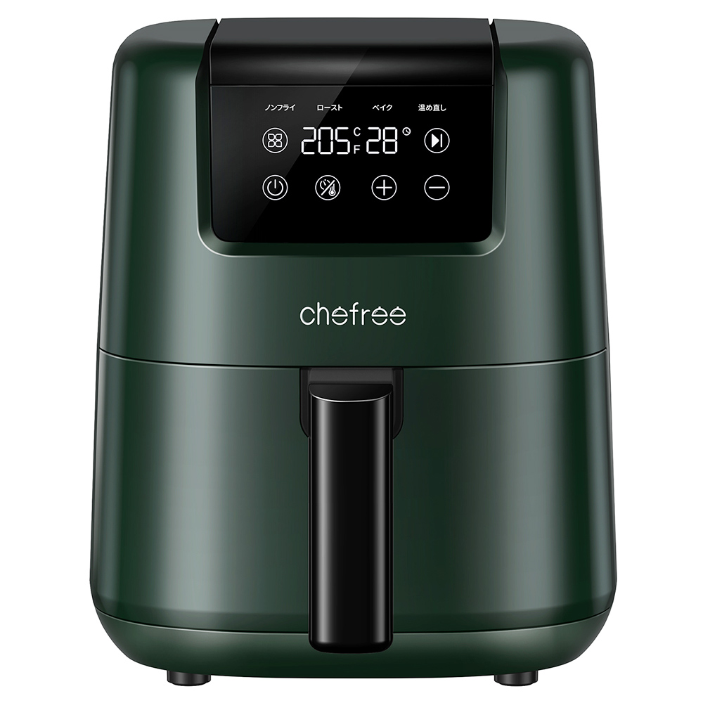 CHEFREE AF300 Air Fryer, 2 Litre, 4-in-1 Multicooker, Digital Touchscreen, Nonstick, Dishwasher Safe, Less Oil, Low Noise, 900W Power