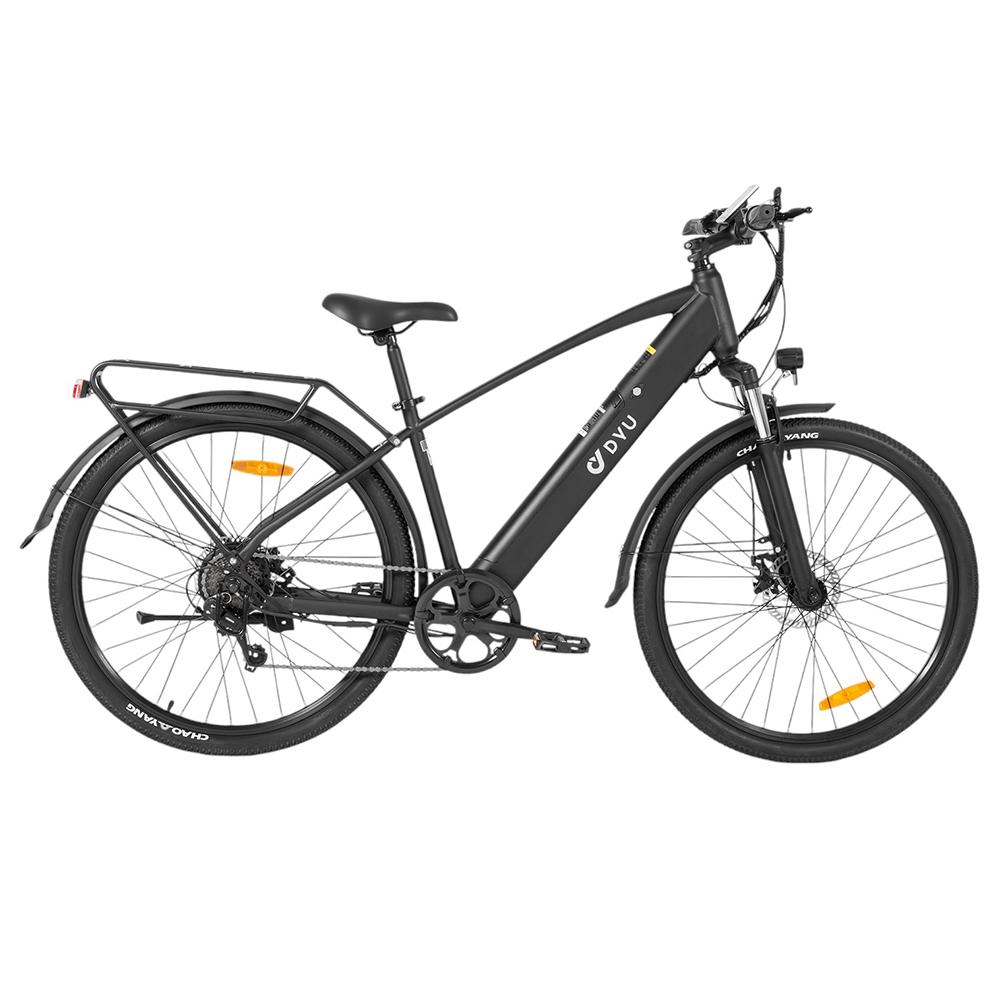 

DYU C5 City Electric Bike, 250W Motor, 48V 10AH Battery, 27.5 Inch Tire, 25km/h Max Speed, 65km Range, Dual Disc Brakes, Shimano 7-speed