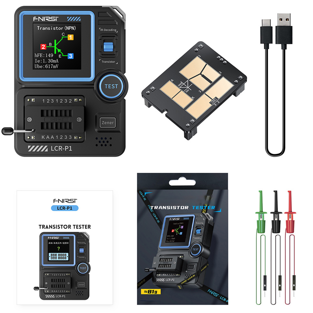 FNIRSI LCR-P1 Transistor Tester