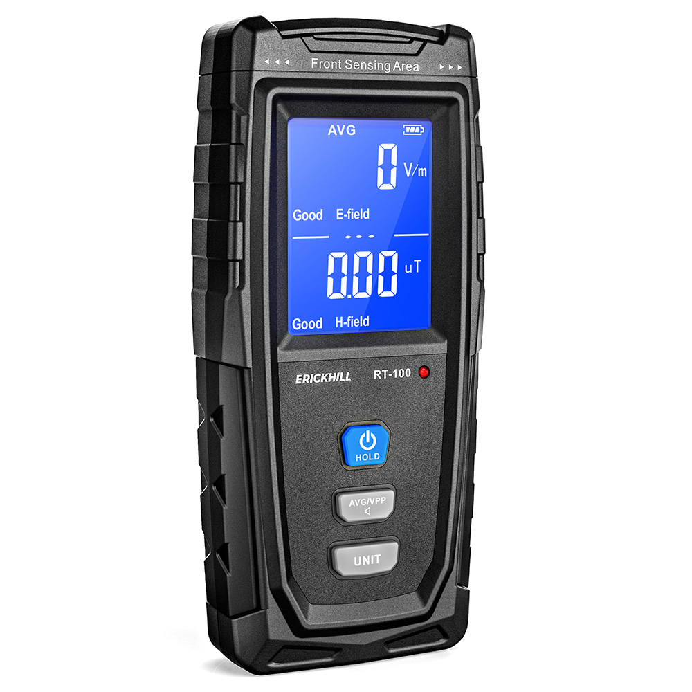 ERICKHILL RT-100 EMF Meter, Hand-held Electromagnetic Field Radiation Detector