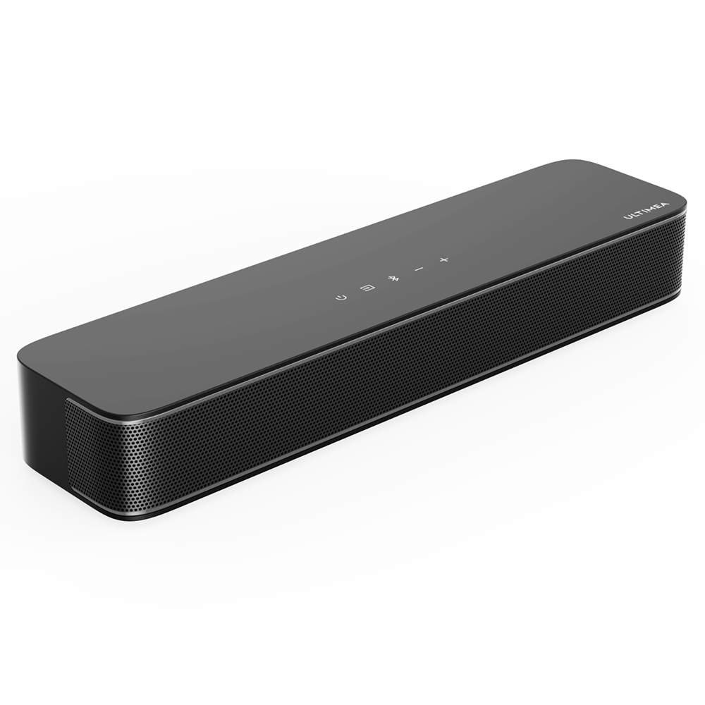 Ultimea Solo B30 Pro Soundbar, 120W Peak Power, 2.1 Channel, Built-in 3'' Subwoofer, 10 Bands Equalizer Settings, 121 Preset EQ Matrices, Bluetooth 5.3, App Control