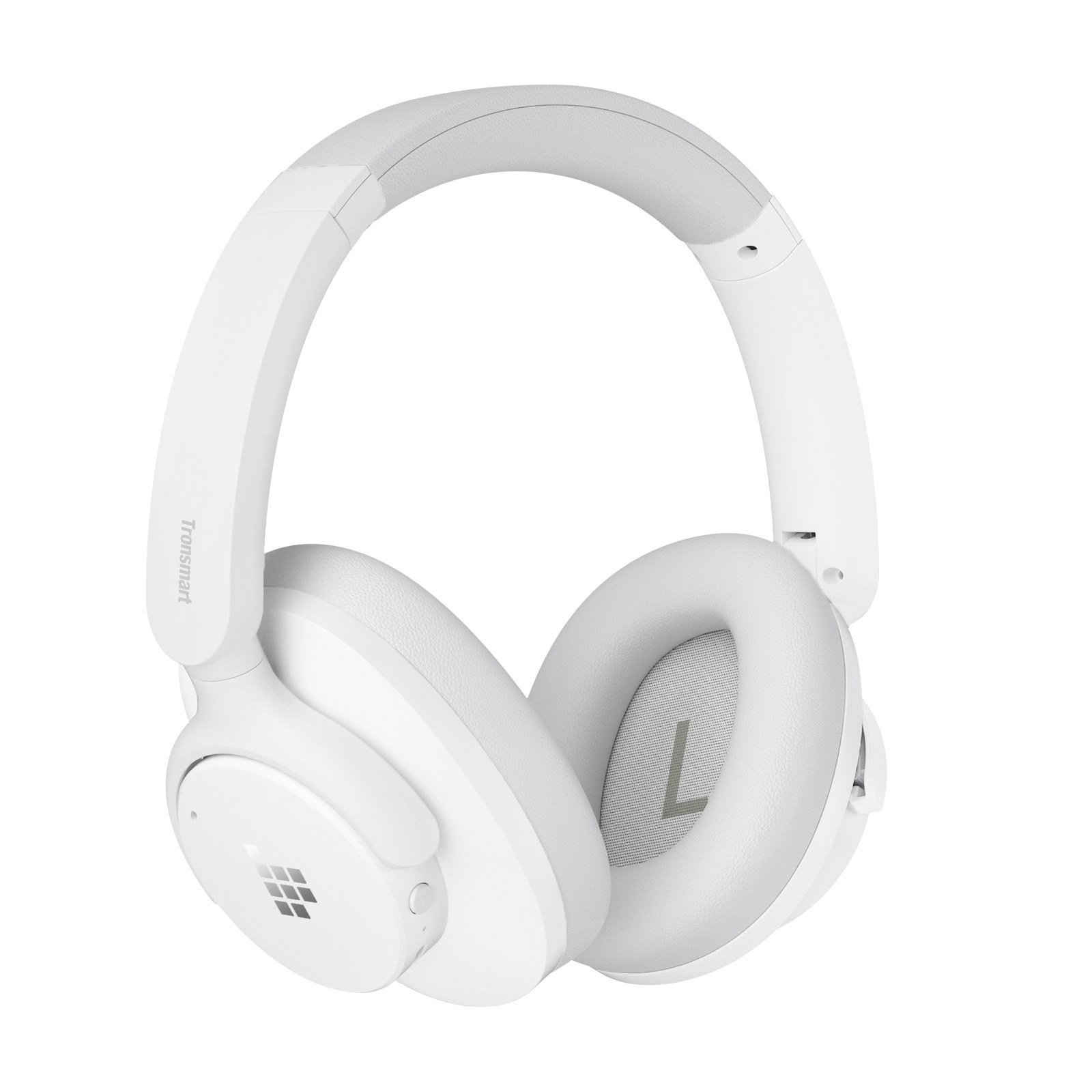 

Tronsmart SOUNFII Q20S Hybrid ANC Headphones, Bluetooth 5.3, Hybrid Active Noise Cancellation, 60 Hours Playtime, Hi-Res Audio, 90° Swiveling Earpads, Pair with 2 Devices, Tronsmart App Control - White