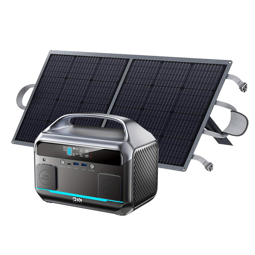 

DaranEner NEO300 Portable Power Station + DaranEner SP100 Foldable Solar Panel, 300W 268.8Wh LiFePO4 Battery, USB-C PD60W