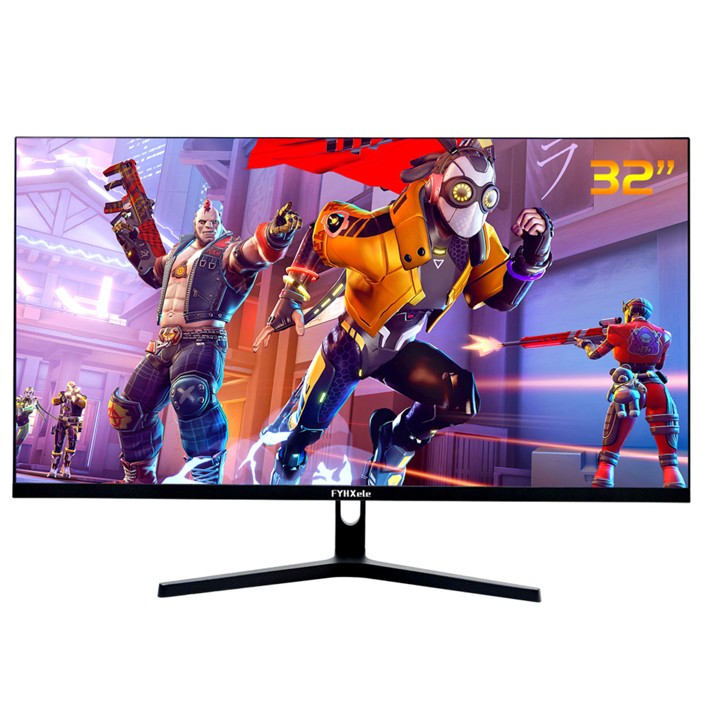 

FYHXele FY32QH 32-inch Monitor, 2560*1440 WQHD 16:9 IPS Screen, 165Hz Refresh Rate, 1ms (MPRT) Response Time, 100% sRGB, 3000:1 Contrast, FreeSync & G-Sync Compatible, HDR 400, Low Blue Light, 2*DP1.4, 2*HDMI 2.1, 1*Audio