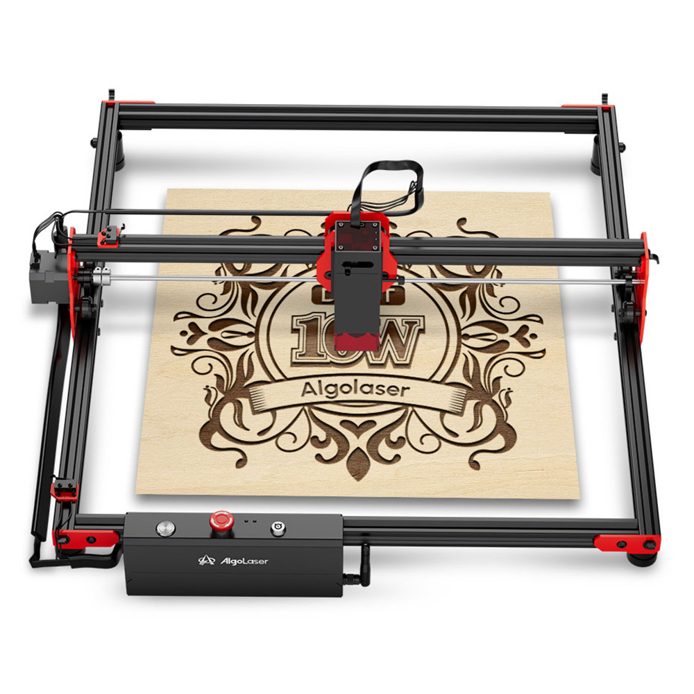 AlgoLaser DIY KIT 10W Laser Engraver,12,000mm/min Engraving Speed, 2.4G WiFi, 400*400mm (157.5*157.5inch)