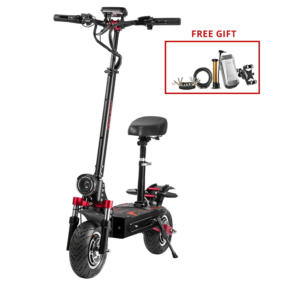 BOYUEDA Q7 Pro Max Electric Scooter, 1600W*2 Motor, 52V 28AH Battery, 10-inch Tire, 70km/h Max Speed, 110km Range, Dual Hydraulic Disc Brakes, Front Hydraulic Shock Absorber & Rear Spring Shock Absorber, LCD Display