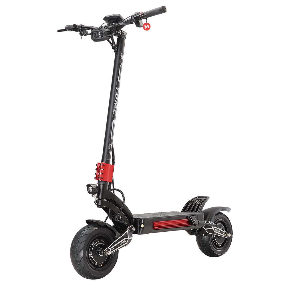 YUME Raptor Electric Scooter, 3000W*2 Motor, 60V 27Ah Battery, 11-inch Road Tires, 80km/h Max Speed, 90km Range, Hydraulic Brakes + Electric Brakes, Front & Rear Hydraulic Shock Absorber, LCD Display