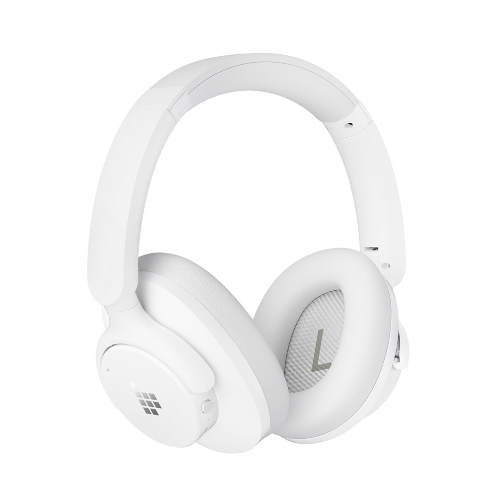 

Tronsmart Sounfii Q20 ANC Bluetooth Headphones, 50 Hours Autonomy, 90° Swiveling Earpads, Pair with 2 Devices, Tronsmart App Control, Built-in Mic for Clear Calls, Active Noise Cancellation - White