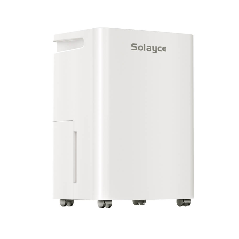 Solayce PD12R-02EE Dehumidifier with 3.2L Water Tank, Flat 35dB Noise and Smart Touch Panel