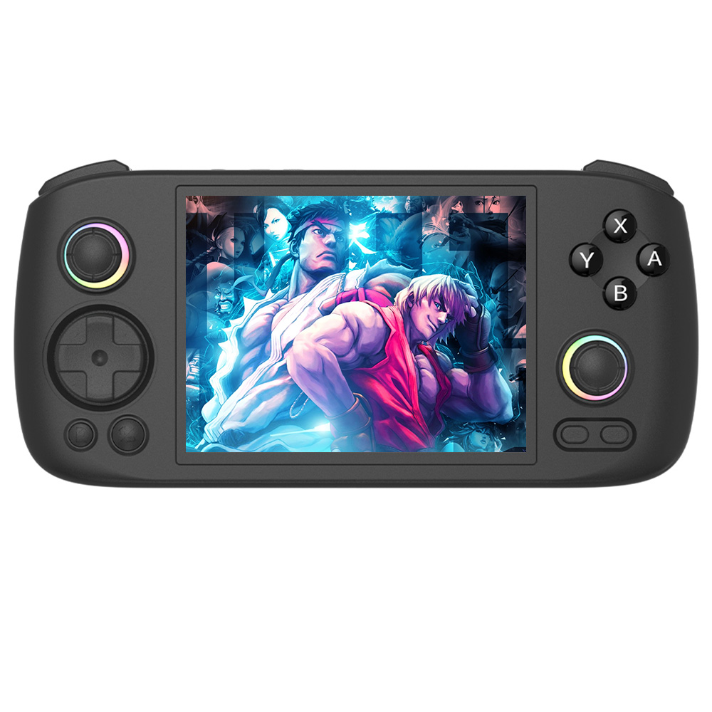 

ANBERNIC RG 406H Game Console, 128GB TF Card 4000+ Games, Android 13, 4-inch 960*720 IPS Screen, Unisoc T820 Processor 8 Cores, 8GB LPDDR4X RAM 128GB UFS2.2 Storage, 3D Hall Joystick, Hall Trigger, 7 Hours Autonomy - Black