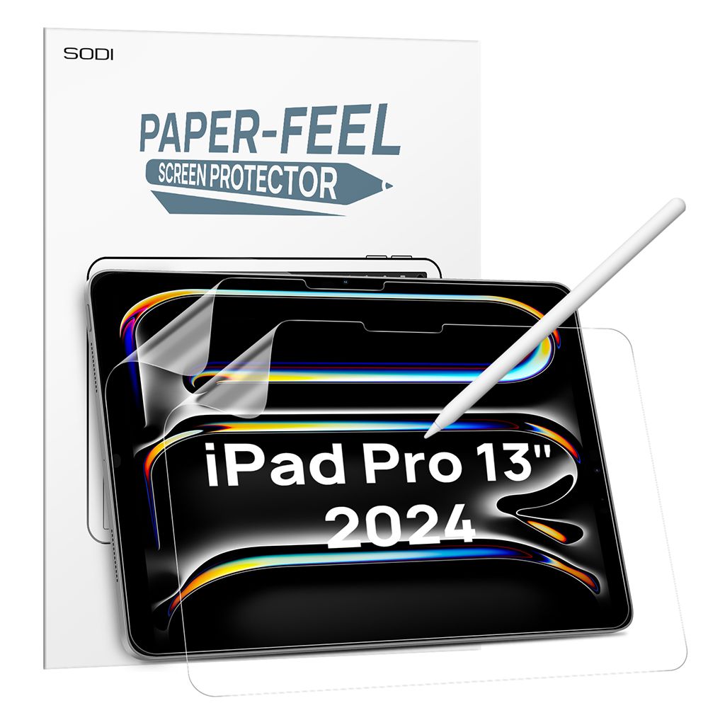 

SODI SP05 2-Pack Paper-feel Screen Protector for iPad Pro 13" (7th Gen 2024)