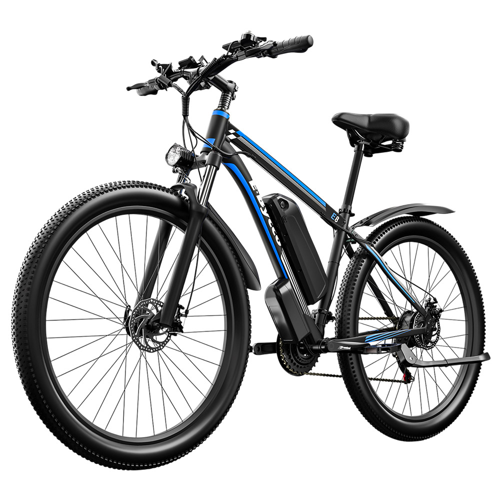 

E·Bycco E8 Electric Bike, 750W Motor, 48V 17.5Ah Battery, 29-inch Tire, 55km/h Max Speed, 105km Range, Mechanical Disc Brake, Front Suspension Fork, Shimano 21-speed, LCD Display