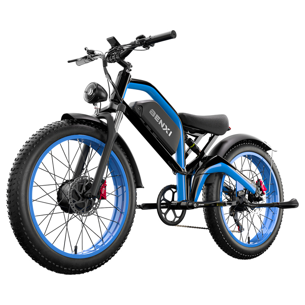 

E·Bycco EB9 Electric Bike, 2*1000W Motor, 52V 23AH Battery, 26*4.0 inch Fat Tires, 55km/h Max Speed, 130km Max Range, Hydraulic Disc Brakes, Full Suspension, Shimano 7-speed, LCD Display