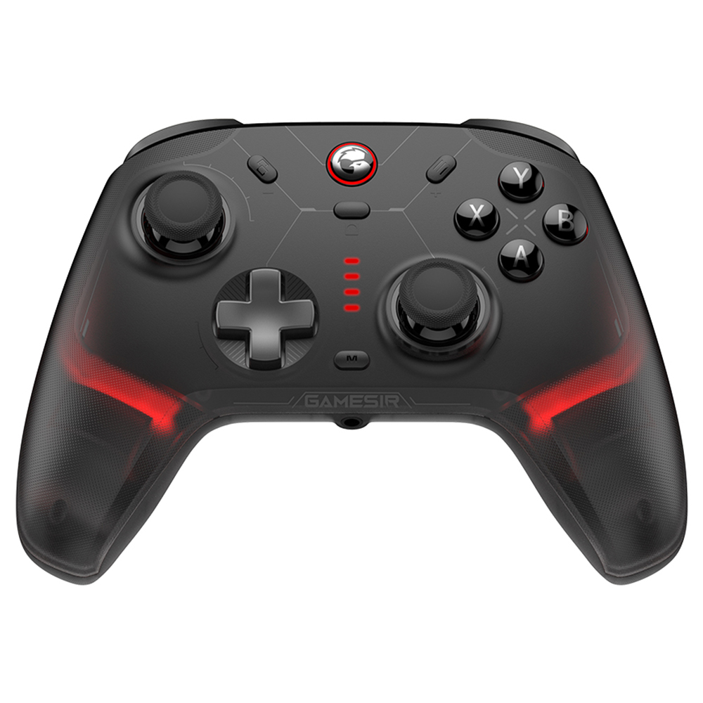 GameSir Cyclone 2 Game Controller, Tri-mode Connection, Compatible with PC / Steam / Android / iOS / Switch, Mag-Res TMR Sticks, 3 Trigger Modes, Rumble Motors, RGB Lights - Black, Bundle Edition