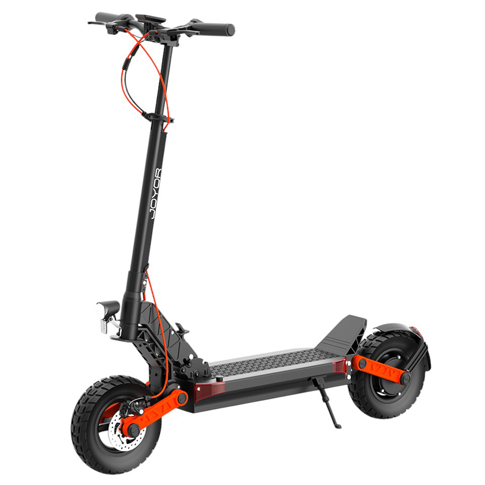 Joyor S5-Z Electric Scooter, 600W Motor, 48V 13AH Battery, 10-inch Tires, 31mph Max Speed, 34 miles Range, Front & Rear Disc Brake, Rocker Arm Suspension System