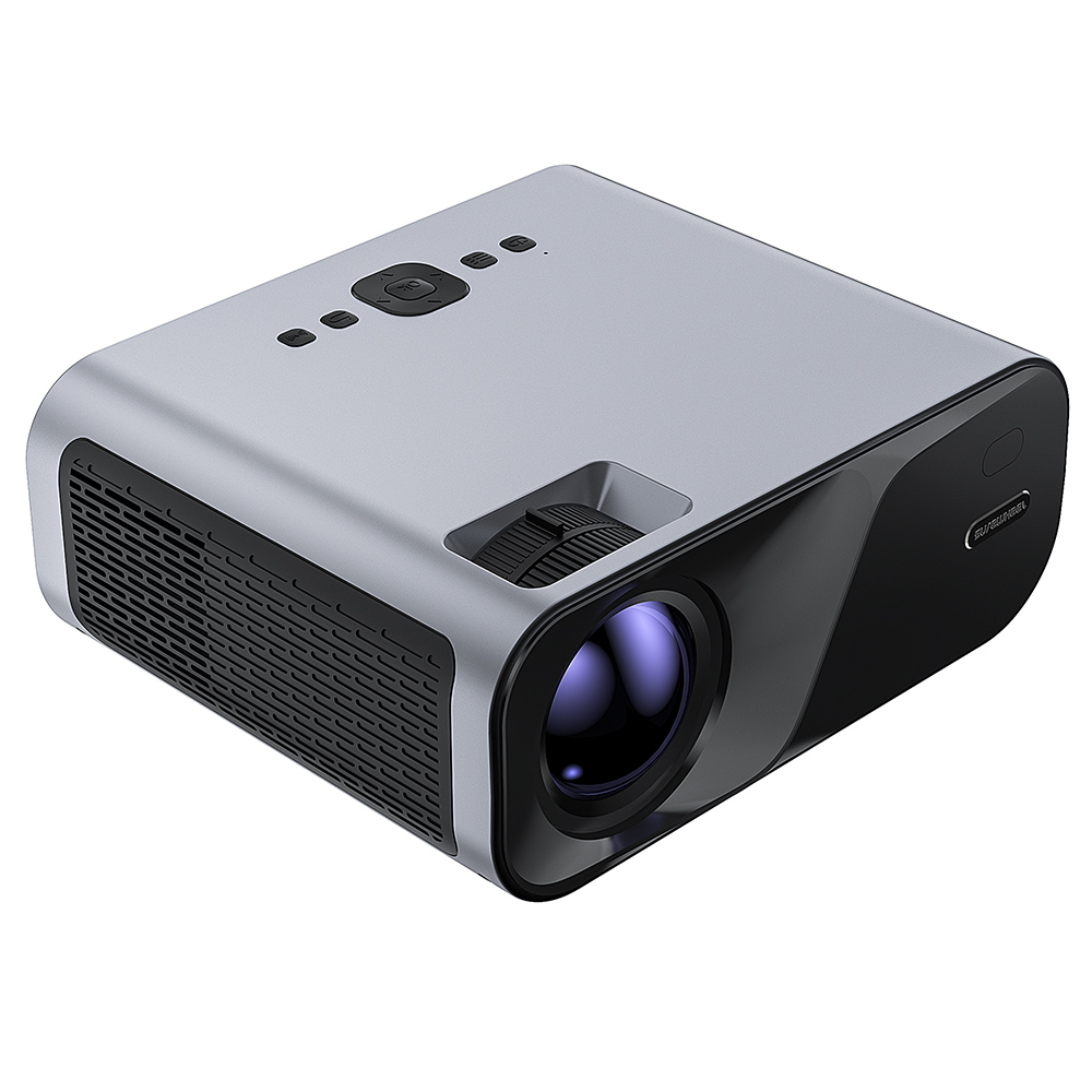 SUREWHEEL E60 Mini Projector, Native 1080P, 4K Support, 220inch Display, 5G WiFi & Bluetooth 5.0, 16000 Lumens, Zoom, HiFi Speaker, HDMI/USB/AV