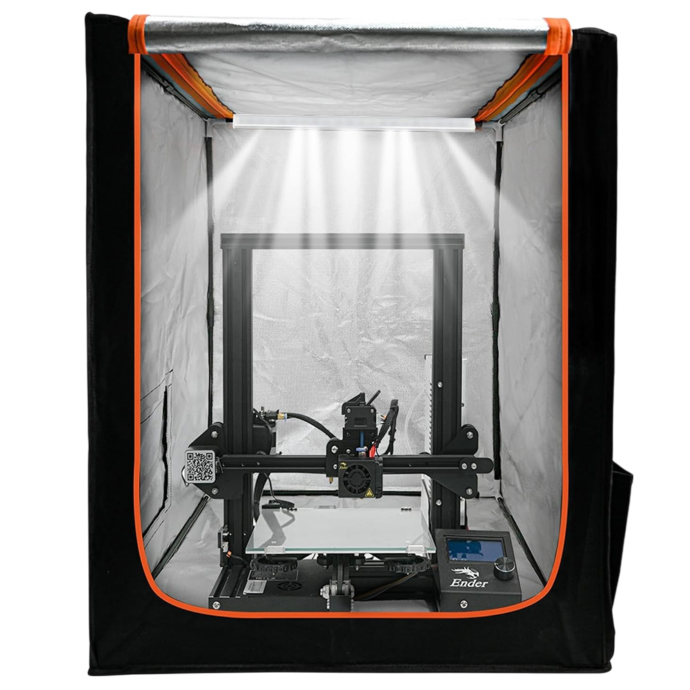 Yoopai 3D Printer Enclosure with LED Lighting, for Ender 3 V3 Plus/Ender 3 S1 Plus/ELEGOO Neptune 3 Plus/Neptune 4 Max, Large Size