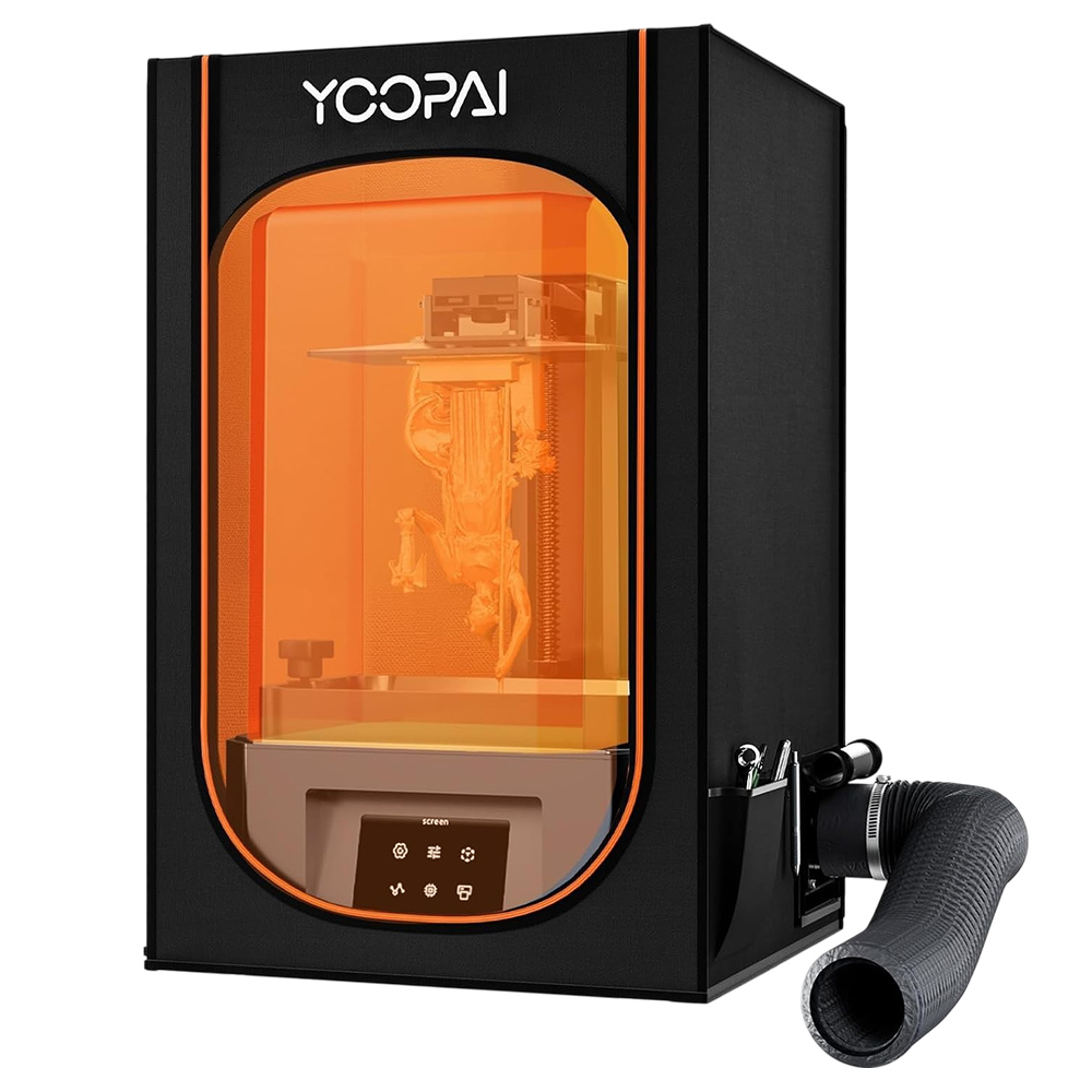 Yoopai Resin 3D Printer Enclosure with Ventilation for Creality Anycubic Elegoo Series SLA Resin 3D Printer