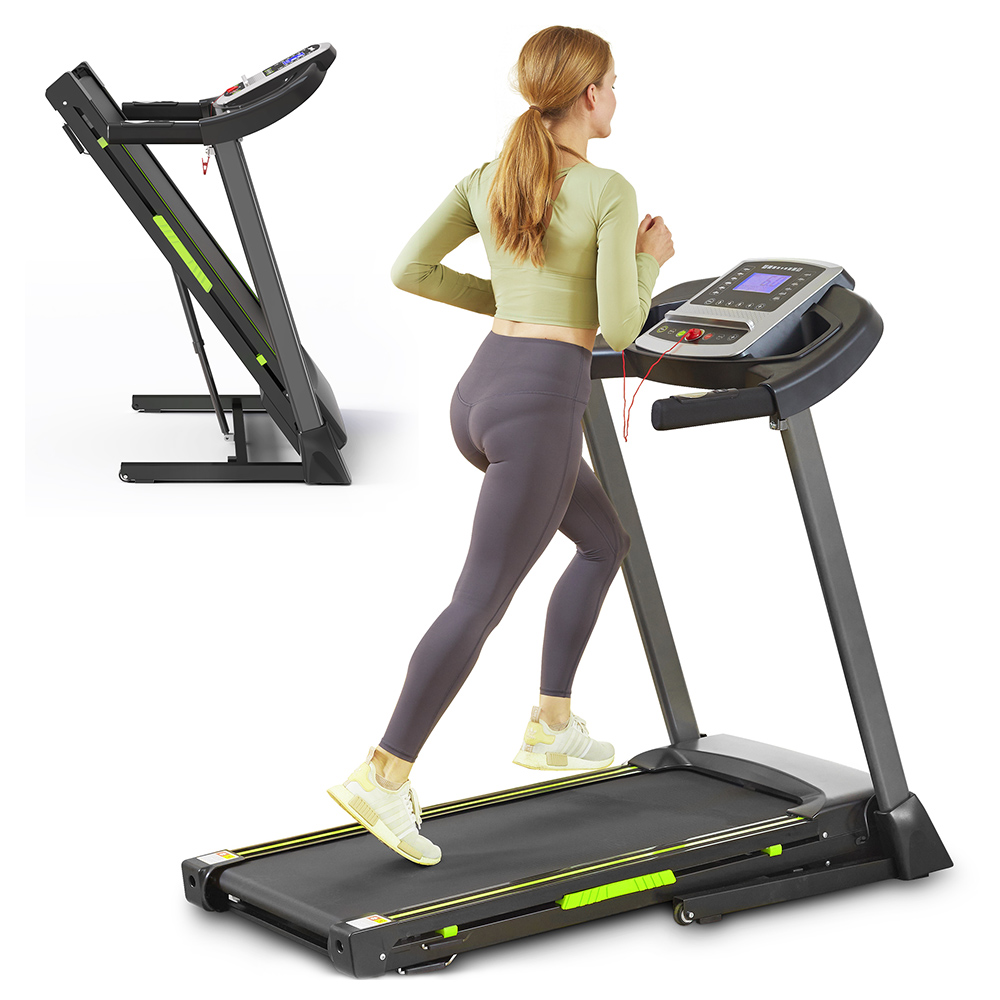 

KRD-JK43-1A Treadmill, 3.5HP Powerful & Quiet Motor, 7.5Mph Max Speed, 12 Preset Programs, LCD Display, Hydraulic-Folding, Black