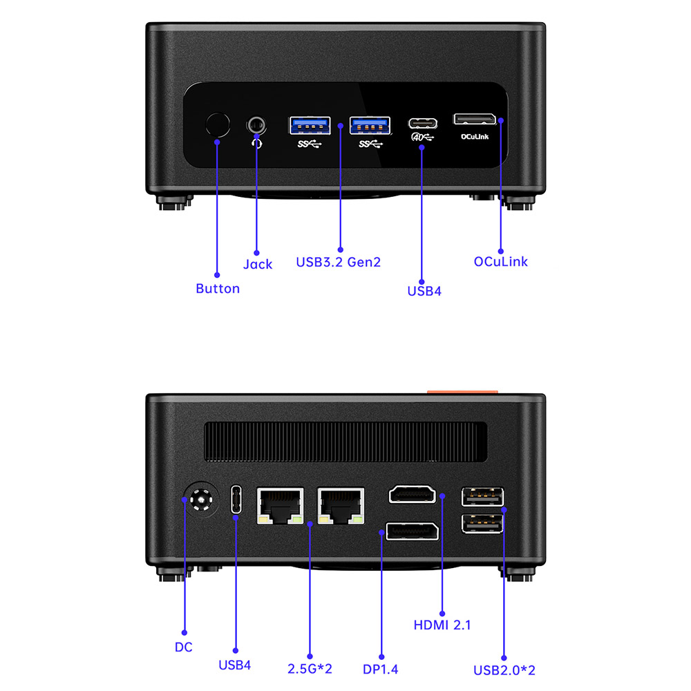 AOOSTAR GEM12 Max R7 8845HS Mini PC 32+1TB