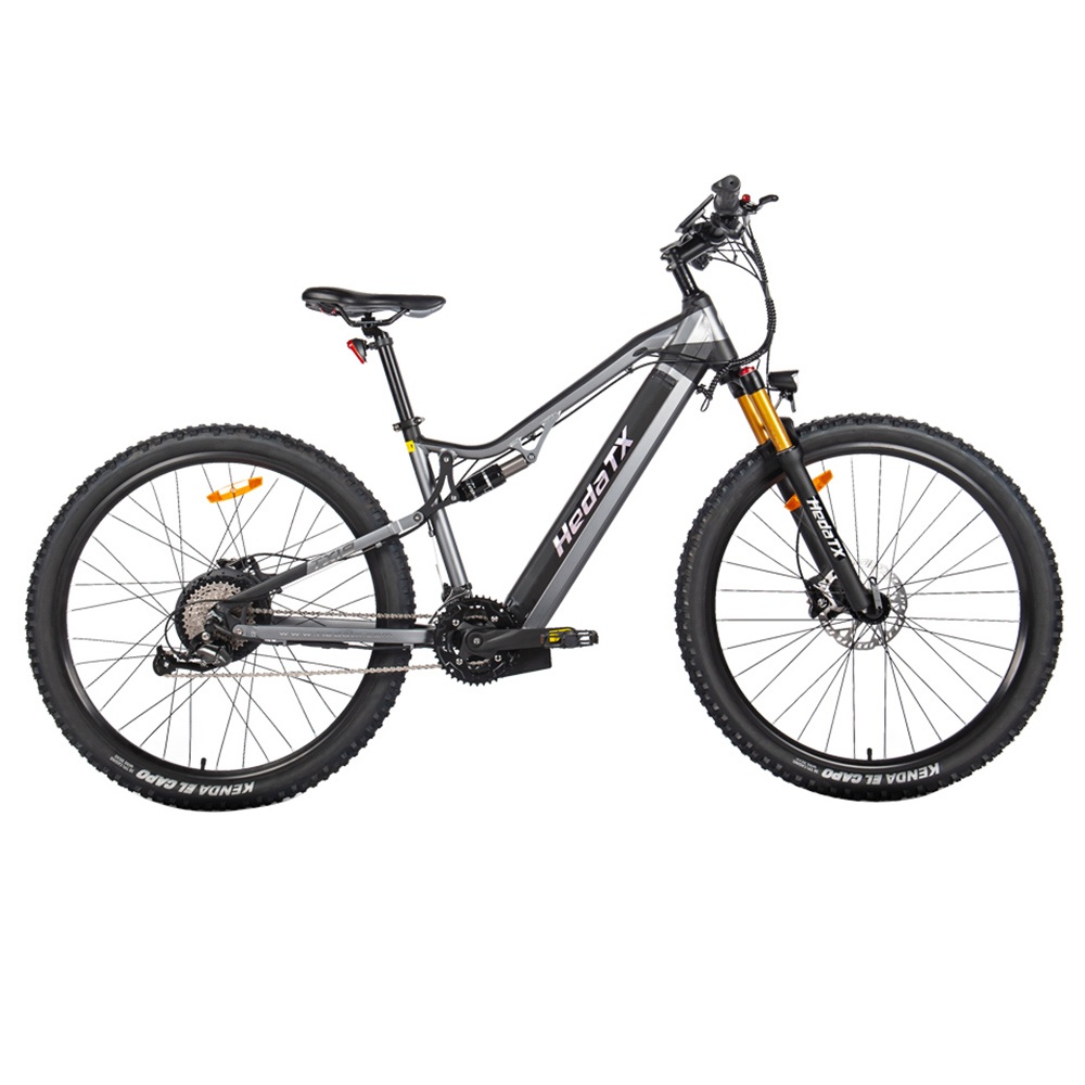 

Heda TX TX19 Electric Bike, 1000W Motor, 48V 19.2AH Battery, 29*2.4-inch Tire, 45km/h Max Speed, 70km Range, Hydraulic Disc Brake, Shock-absorbing Front Fork, Colorful LCD Display, Shimano 27-speed - Grey, Gray