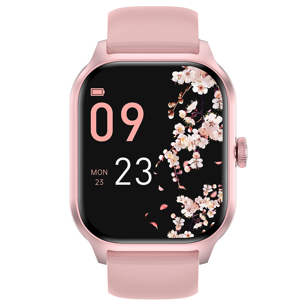 

LEMFO LT10 Smartwatch, 2.01-inch Touchscreen, Health & Sleep Monitoring, Bluetooth Calling, 100+ Workout Modes, Intelligent Al Voice Assistant, IP67 Waterproof - Pink