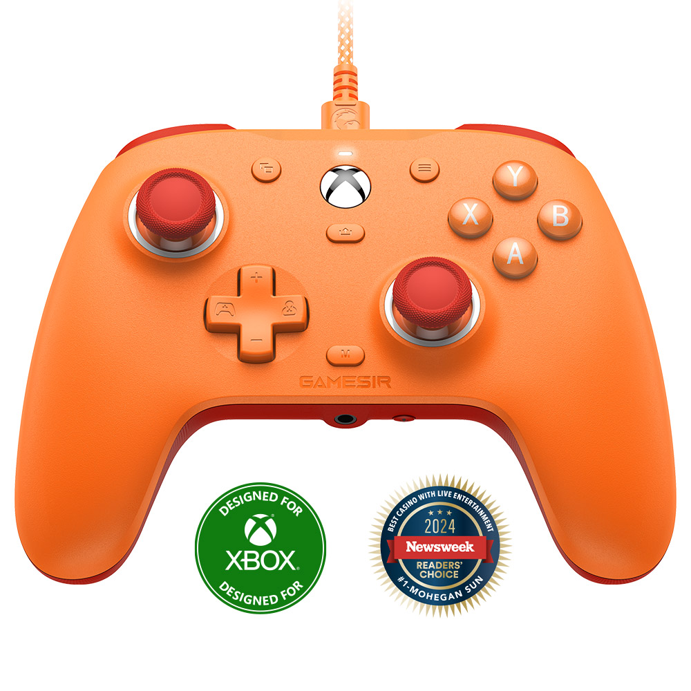 

[Xbox Certified] Gamesir G7 SE Wired Game Controller, Hall Effect Sticks, 1-month Free XGPU - Orange