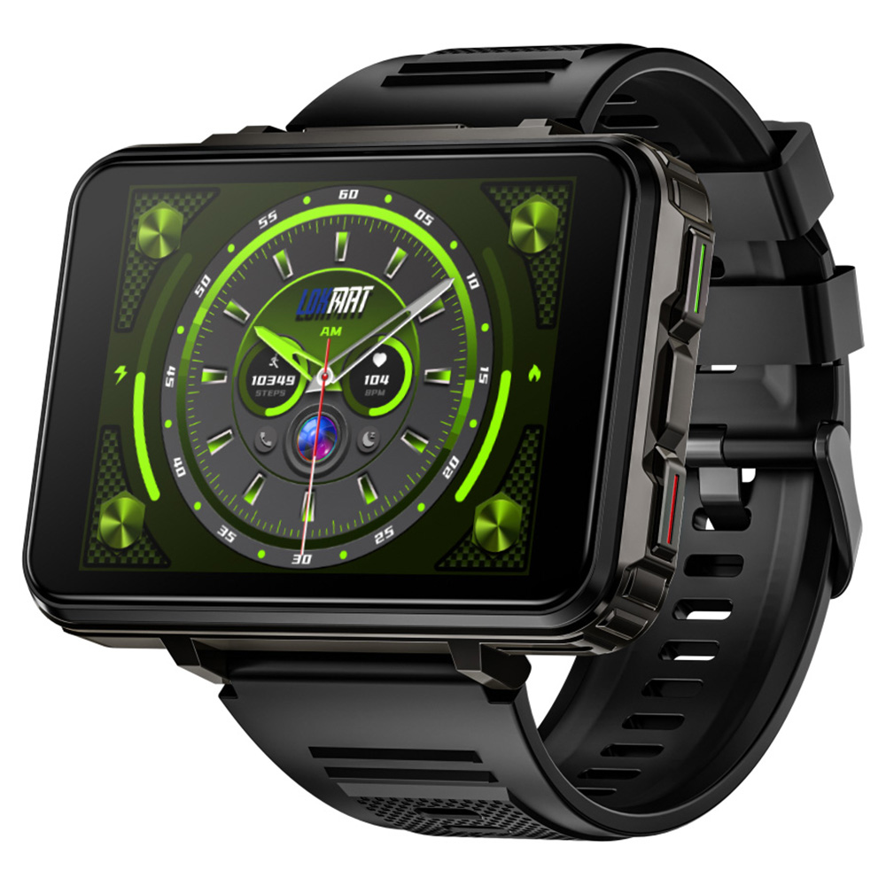 LOKMAT APPLLP 5 MAX Smartwatch, 2.4-inch HD Screen, Android 10.7, 1500mAh Battery, 4G Calling, Dual Cameras, 6GB+128GB, Heart Rate Blood Oxygen Monitoring