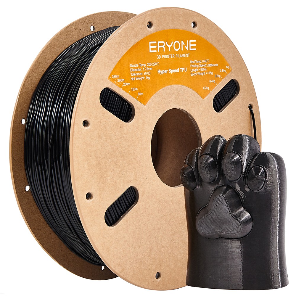 ERYONE High Speed TPU Filament 1kg - Black