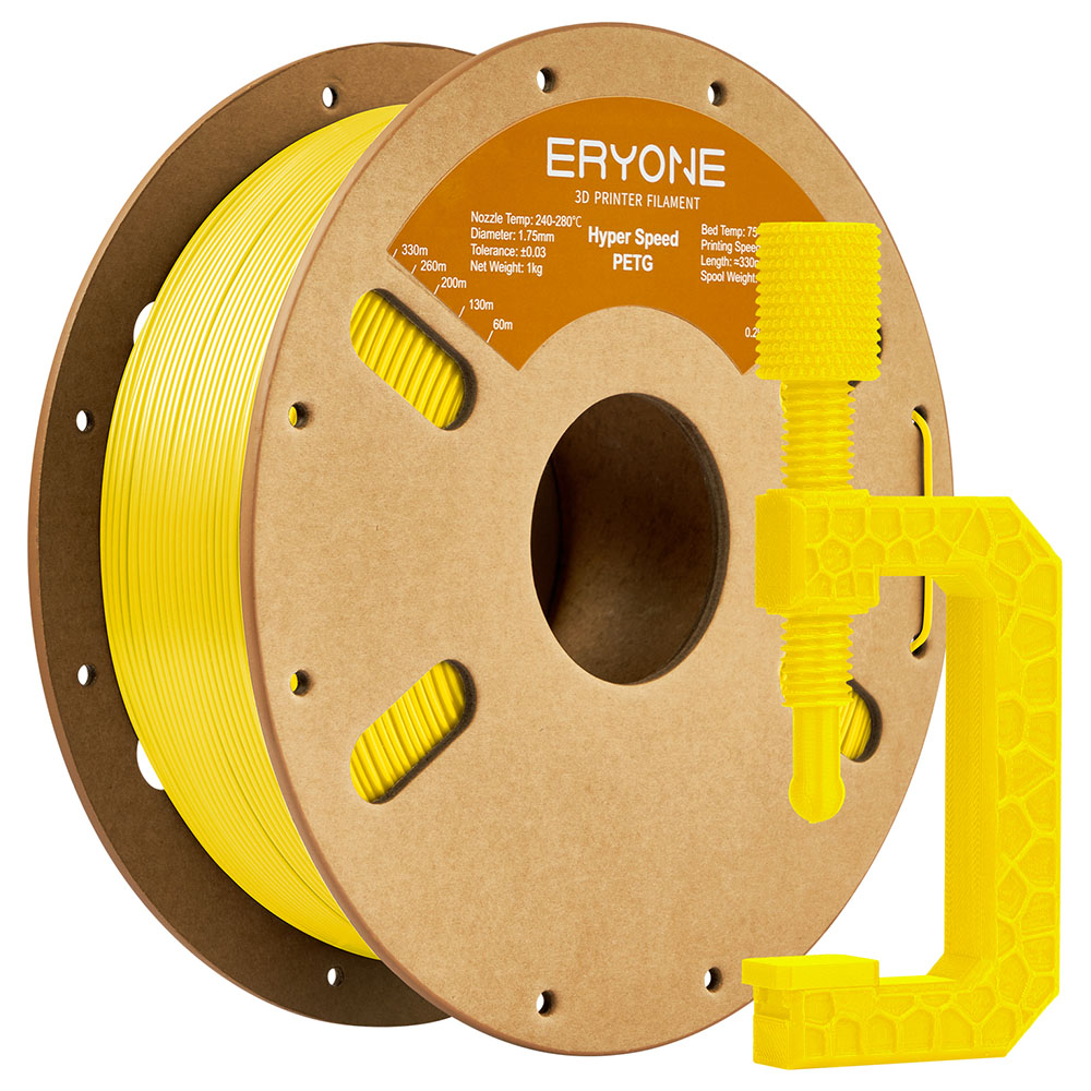 ERYONE High Speed PETG Filament, 1kg - Yellow