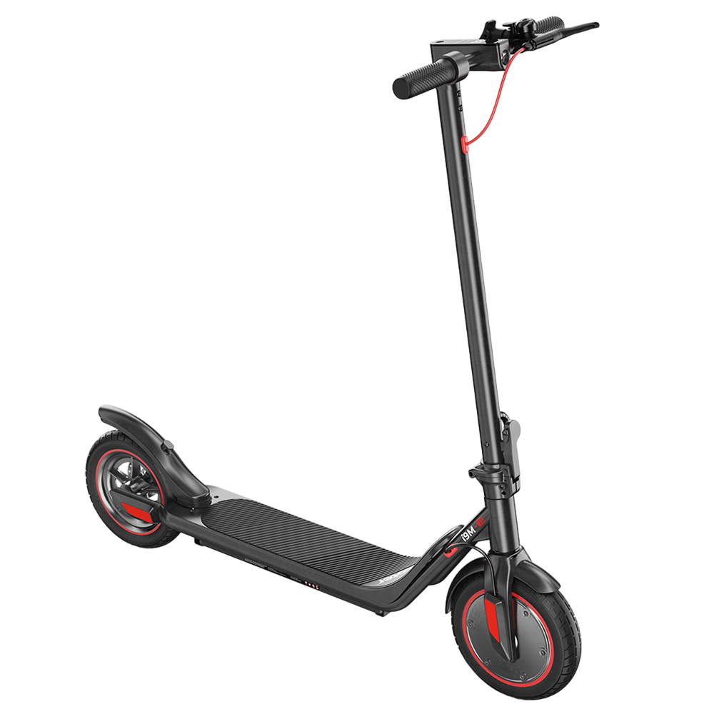 

iScooter i9M Electric Scooter, 500W Motor, 42V 7.5AH Battery, 10 inch Pneumatic Tires, 35km/h Max Speed, 30km Range, Front Electronic Brake & Rear Disc Brake, App Control, LCD Display