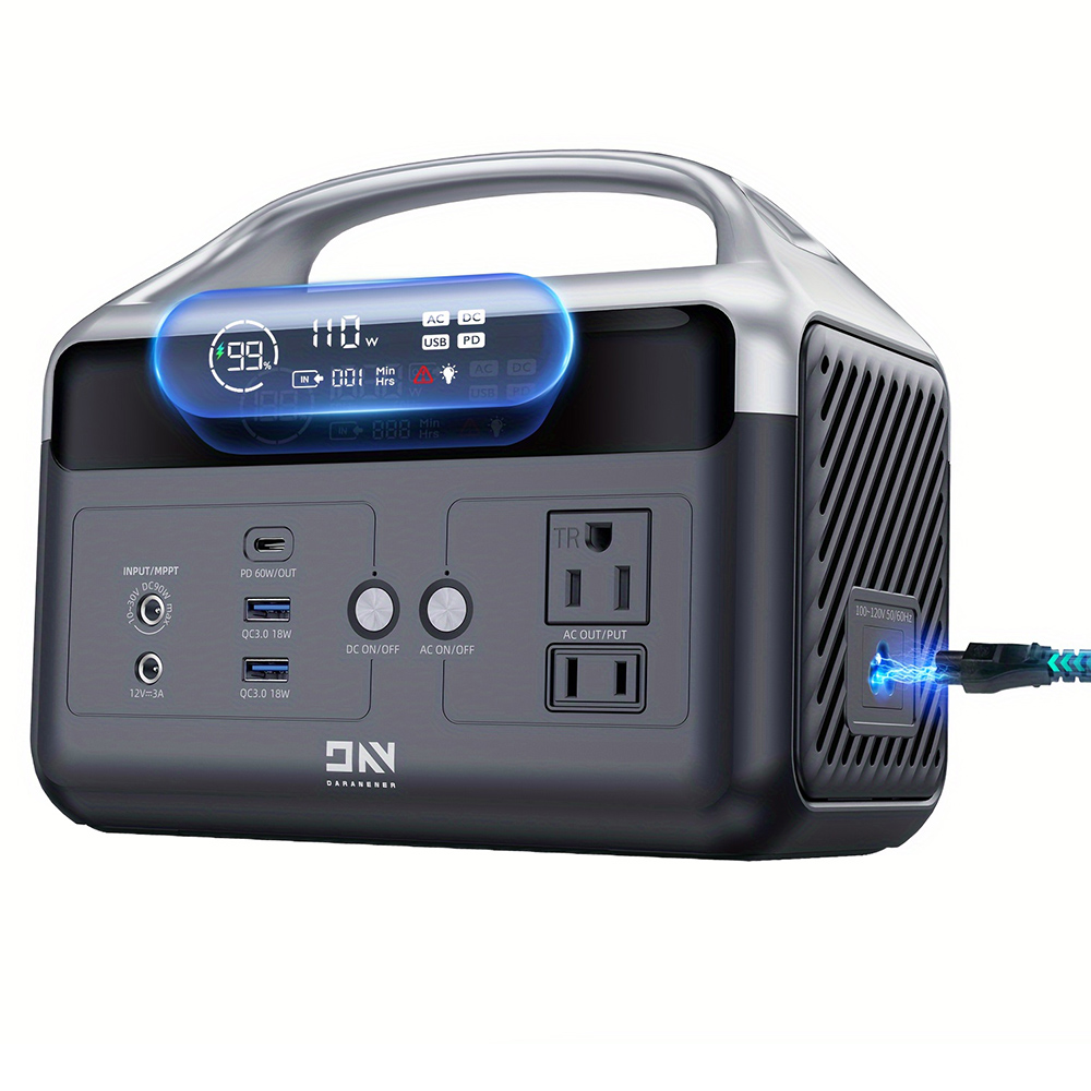 

DaranEner NEOZ Portable Power Station, 300W 179.2Wh LiFePO4 Battery, LED Fashlight, 1.5hrs Fast Charging, Outdoor Solar Generator