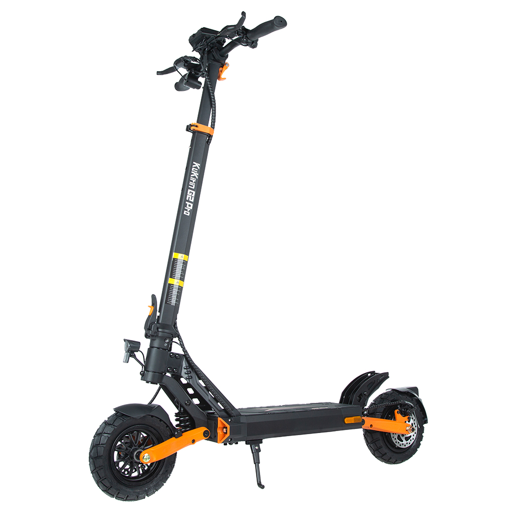 

KuKirin G2 Pro (VMP) Electric Scooter, 500W Motor, 48V 15.6Ah Battery, 9 inch Vacuum Tire, 25km/h Max Speed, 65km Range, Front & Rear Disc Brakes, Spring Shock Adsorption, Black