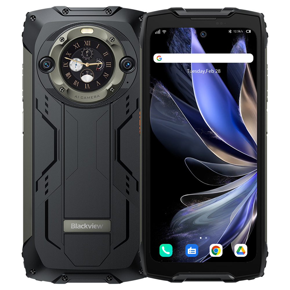 Blackview BV9300 Pro Rug Phone 12+256GB, 15,080mAh 33W Fast Charge, 6.78\ FHD Display, 120Hz Refresh Rate, 100LM Lights, Outdoor Android 13 Rugged Smartphone, 64MP+32MP, NFC, IP68 & IP69K Waterproof Mobile Phones