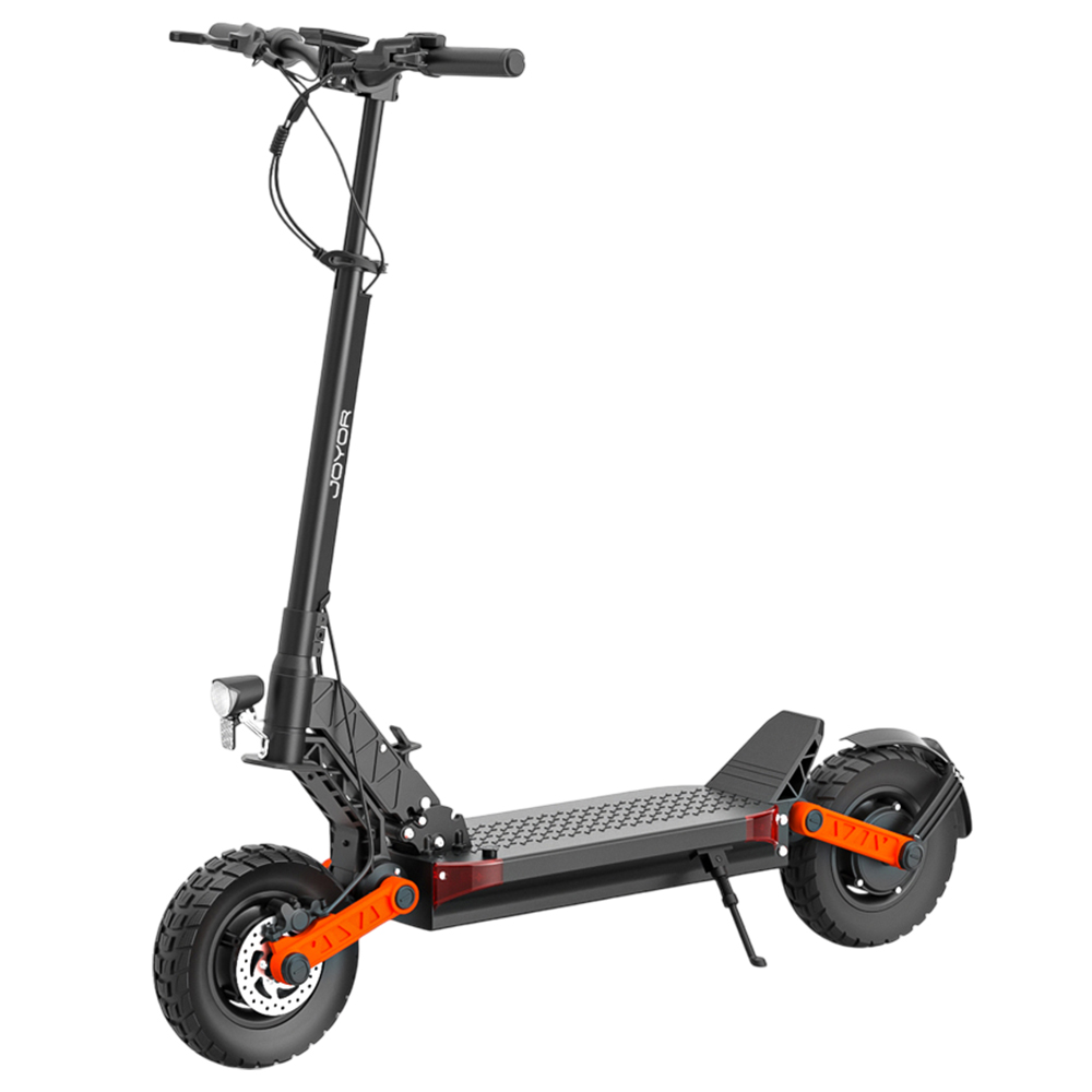 Joyor S10-S-Z Foldable Electric Scooter, 1000W*2 Motor, 60V 18AH Battery, 10-inch Off-road Tires, 25km/h Max Speed, 77km Range, Dual Hydraulic Brakes, Front & Rear Shock Absorber, 6 Lights System