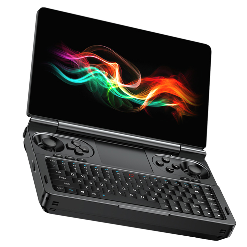 

GPD WIN Mini (2025) Handheld Game Console, 7'' 1920x1080 Screen, AMD Ryzen AI 9 HX 370 12 Cores Max 5.1GHz, 120Hz, 32GB LPDDR5x RAM 2TB SSD, WiFi6E Bluetooth5.3, Hyper-Linear Speakers, 1*USB4, 1*USB3.2 Type-C, 1*USB Type-A, 1*MicroSD - Black, EU Plug