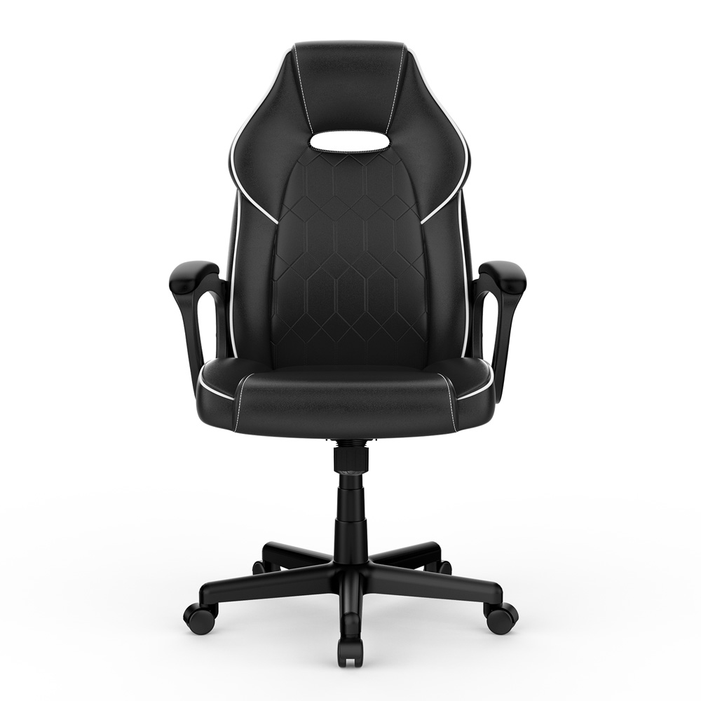 

ACGAM CG-4850 Gaming Office Chair Regular Version, Ergonomic Design, Flexible Tilting Tension and Height, Superior PVC Leather, Sleek Padded Armrests, 360° Smooth Swivel