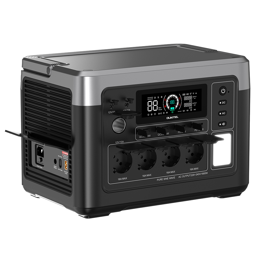 P1000 PLUS Solargenerator - 1024 Wh, 1800 W, LiFePO4, 4x AC Steckdosen, APP-steuerbar