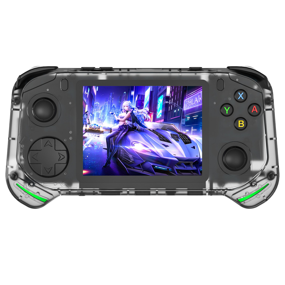 

RX6H Handheld Game Console, 64GB TF Card, 3.5 inch Screen, 20+ Emulators, 4 Hours Playtime - Grey, Gray