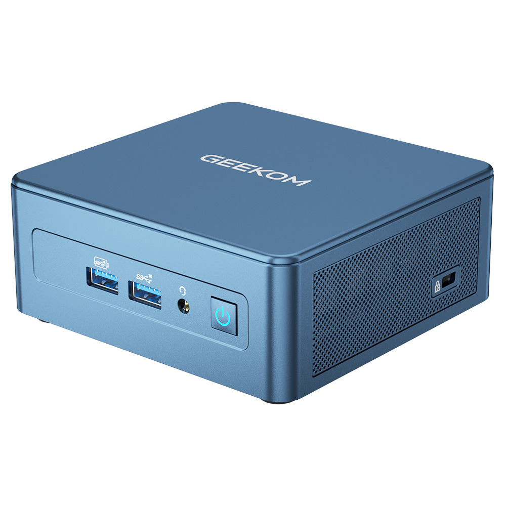 

GEEKOM IT13 Mini PC, Intel Core i9-13900HK 14 Cores Max 5.4GHz, 32GB ROM 1TB SSD, 2*HDMI2.0 (4K) + 2*USB4.0 (8K) Quad Display, WiFi 6E Bluetooth 5.2, 3*USB 3.2, 1*USB 2.0, 1*SD Card Reader, 1*2.5G LAN, 1*Headphone Jack