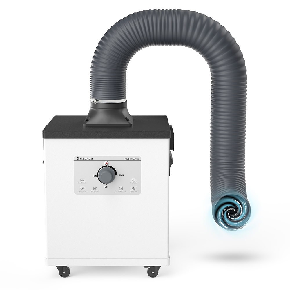 

Mecpow P150 150W Fume Extractor with 3-Stage Filtration