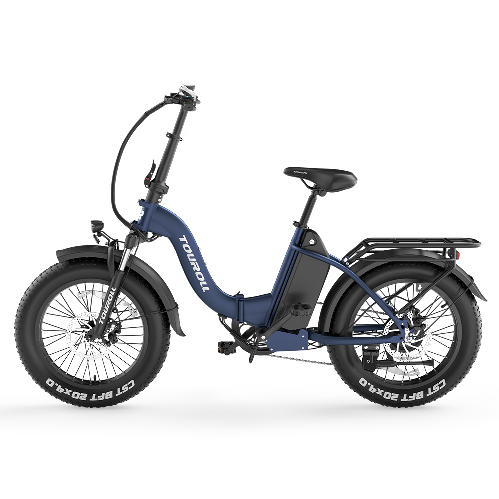 

Touroll S2 Electric Bike, 650W Max Power, 48V 15Ah Battery, 20*4.0 inch Tire, 25km/h Max Speed, 150km Max Range, Mechanical Disc Brake & E-Brake, Mechanical Shock Absorber, Shimano 7-speed