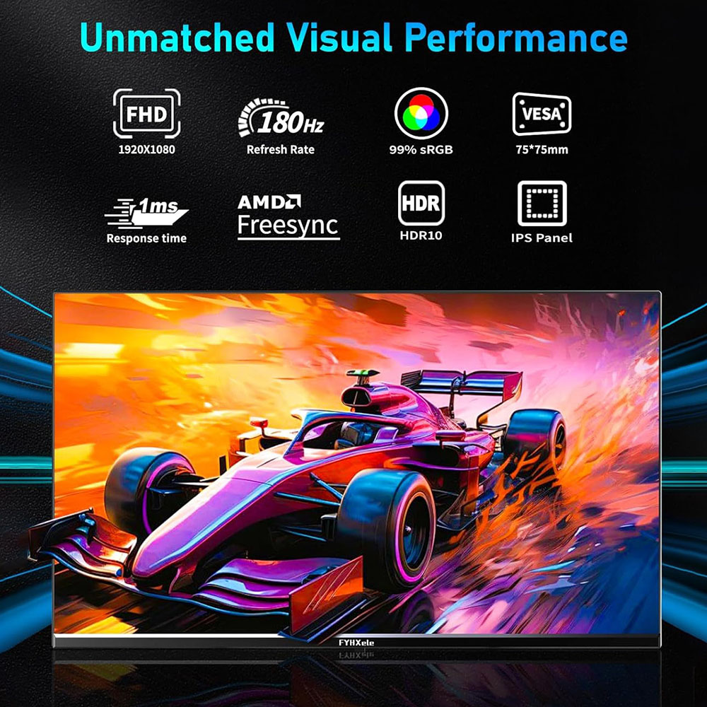 FYHXele FY24FHR 24 inch 180Hz Gaming Monitor
