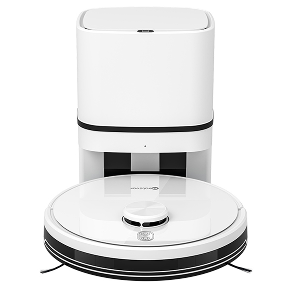 

Neatsvor S600 Robot Vacuum Cleaner and Mop, 2.8L Dust Collection, 5200mAh Battery, LDS4.0 Laser Navigation, APP Control, Alexa & Google Home, 2-in-1 Brush, HEPA Filtration, and 350ml Water Tank, White