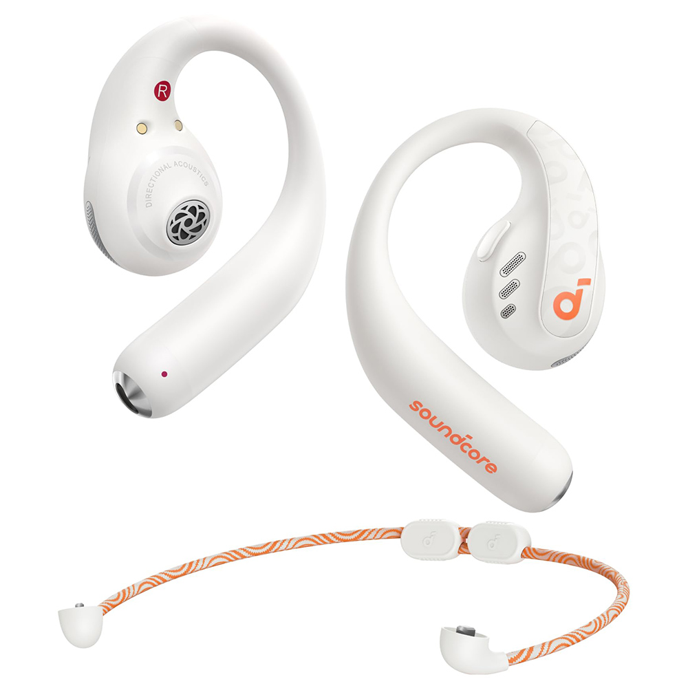 

Anker Soundcore AeroFit Pro Open-ear Earbuds, Bluetooth 5.3, Up to 46 Hours Playtime - White