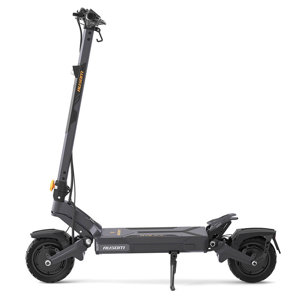 Ausom DT2 Pro Electric Scooter, 2*1100W Motor, 52V 23.4Ah, 10*3.0 inch Tire, 68km/h Max Speed, 115km Max Range, Front & Rear Hydraulic Disc Brakes, Swingarm Suspension