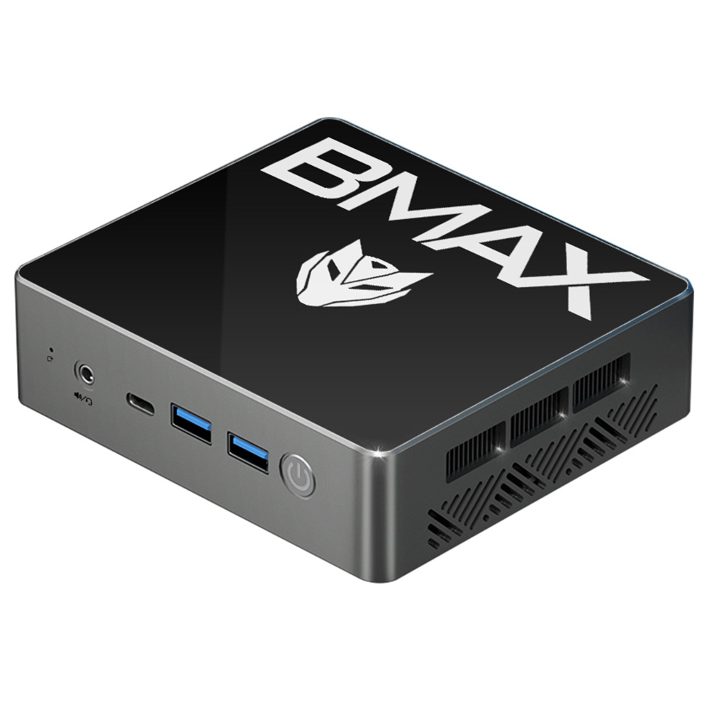 

BMAX B4 Turbo Mini PC, Intel Twin Lake N150 4 Cores Max 3.6GHz, 16GB RAM 1TB SSD, 2*HDMI+1*Type-C 4K@60Hz Triple Display, WiFi 5 Bluetooth 5.0, 2*USB3.0, 2*USB2.0, 1*RJ45, 1*Headset Jack, Supports Linux System, Black