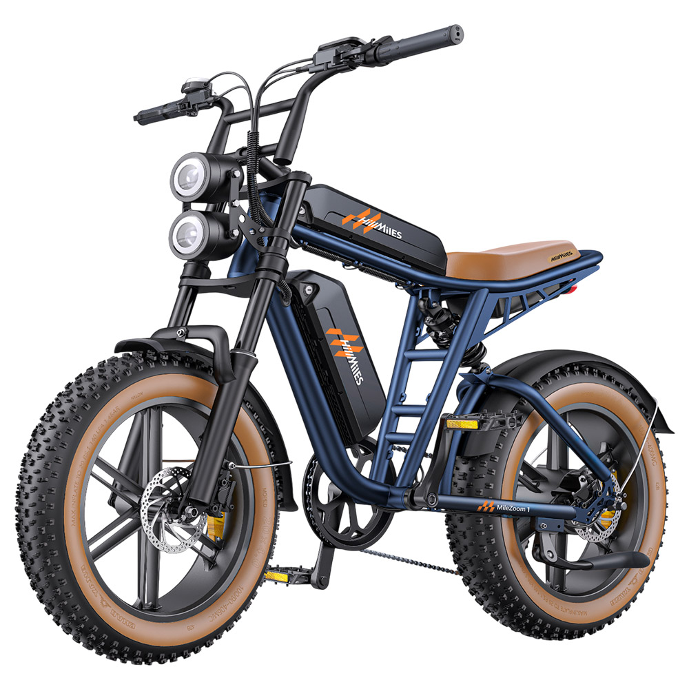 HillMiles MileZoom 1 Dual Battery Electric Bike 250W 15.6Ah