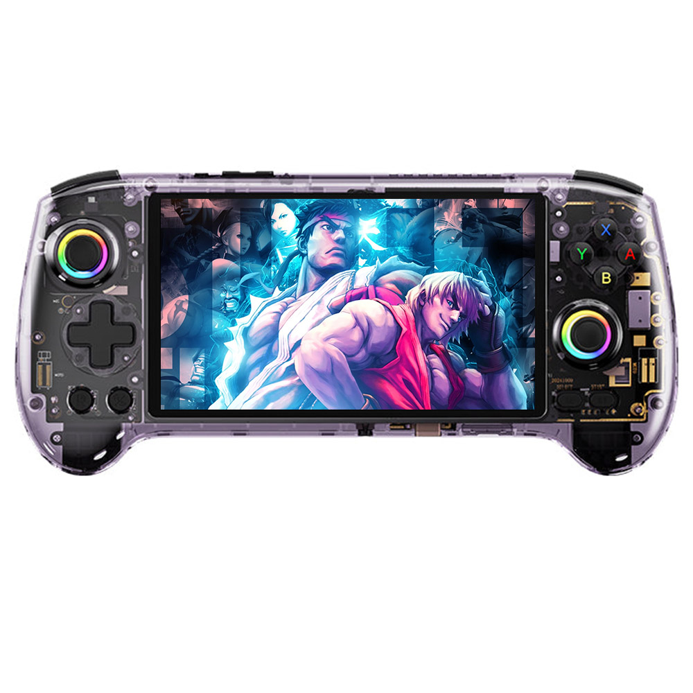 ANBERNIC RG557 Game Console, Android 14, 12GB LPDDR5X/256GB UFS4.0, 256GB TF Card, 5.48